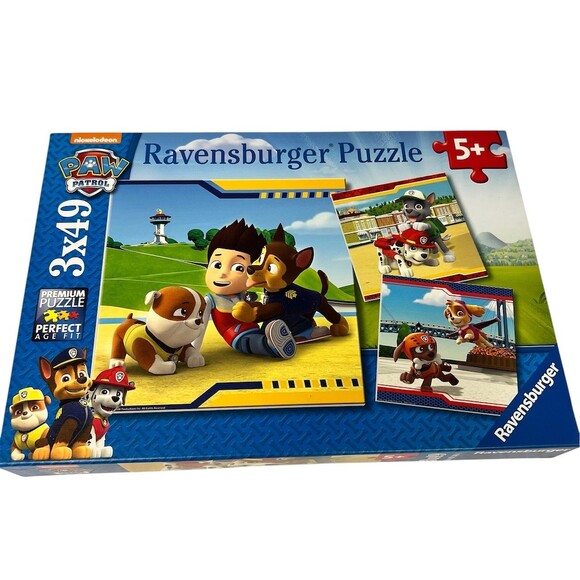 Ravensburger Other - Ravensburger Paw Patrol Kids Jigsaw Puzzle Set 3-Pack 49 Piece Each Age 5+